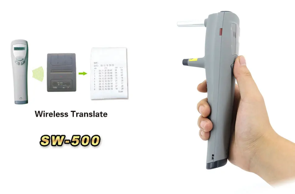 Best Quality SW-500 Portable Intraocular Pressure Non-Contact Rebound Tonometer with Probe and Accessories